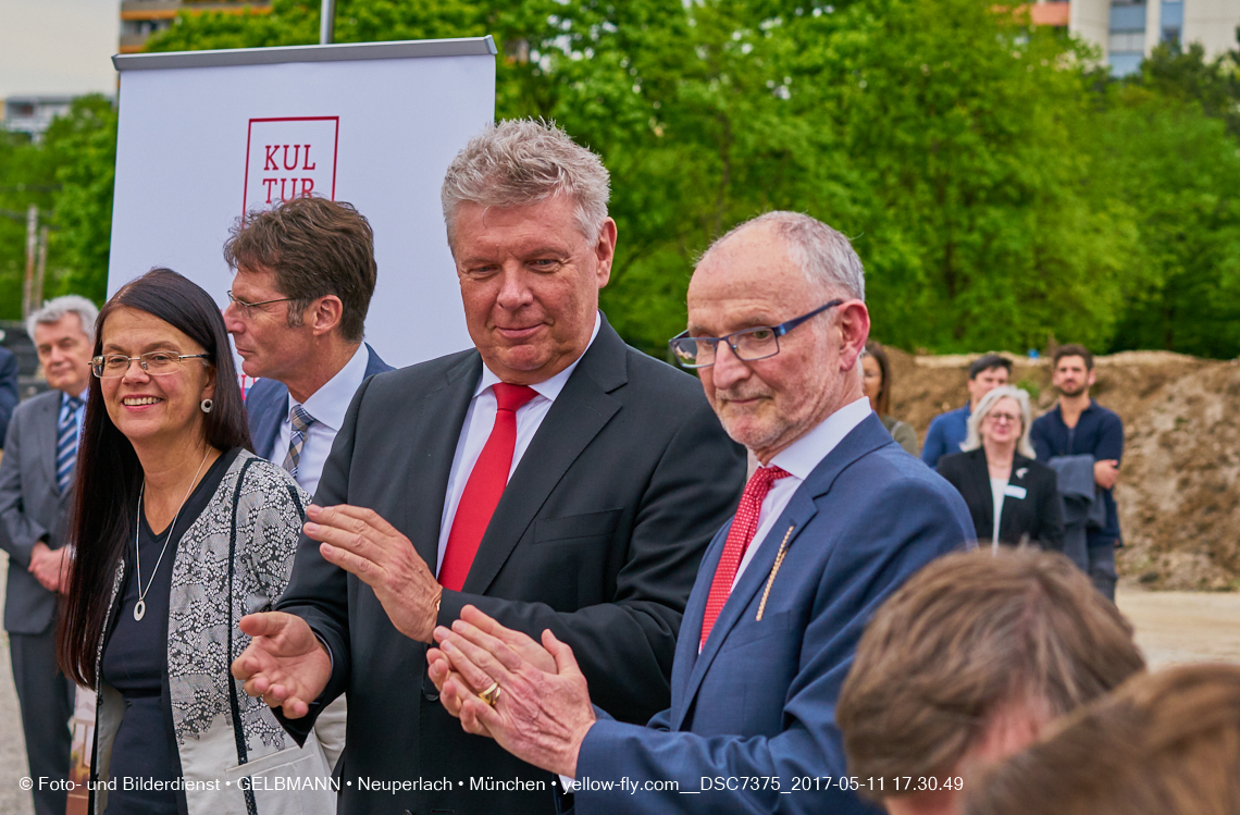 11. Mai 2017 - Grundsteinlegung für die LOGE und dem Kulturquadrat in Neuperlach